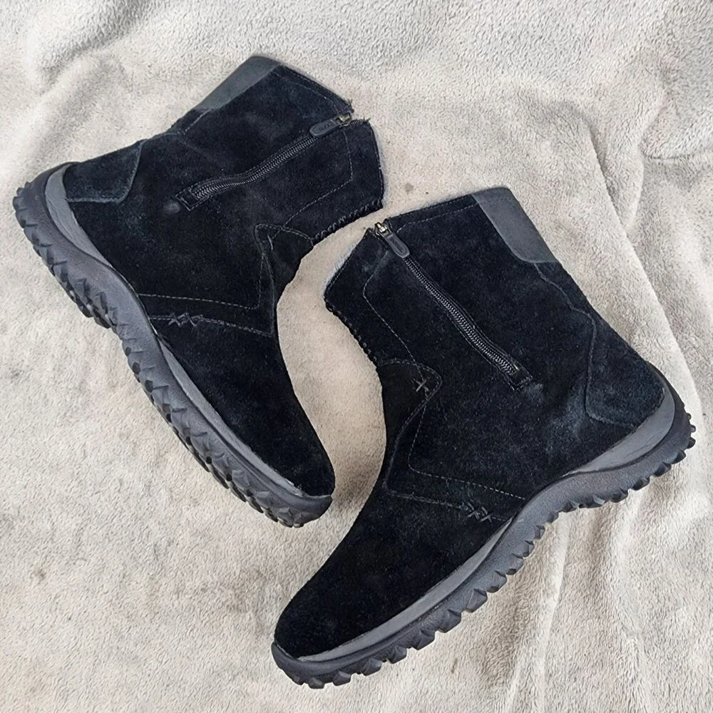Sorel Shoes Womens Size 9 Maribel Black Suede Winter Boots